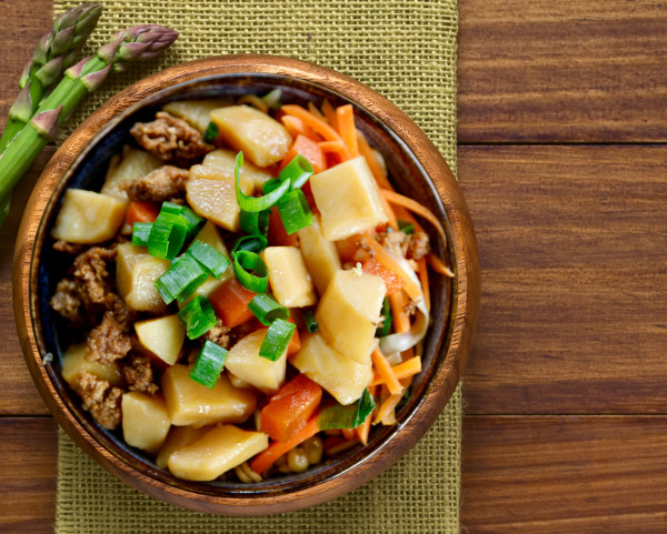 Nouilles Pomme de Terre Porc Haché 